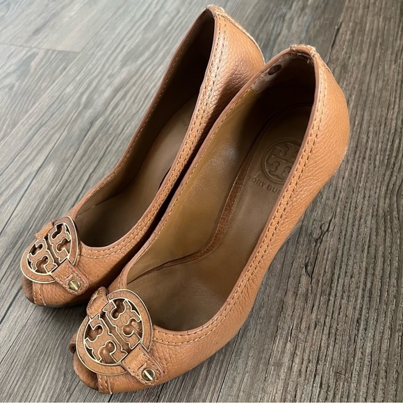 Tory Burch Shoes - Tory Burch Open Toe Wedge Heels